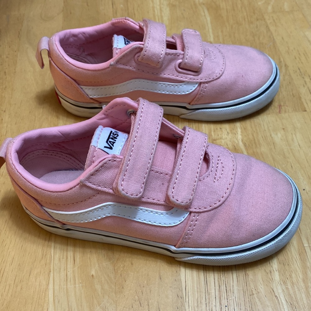 Vans Velcro Toddler Girls Shoes